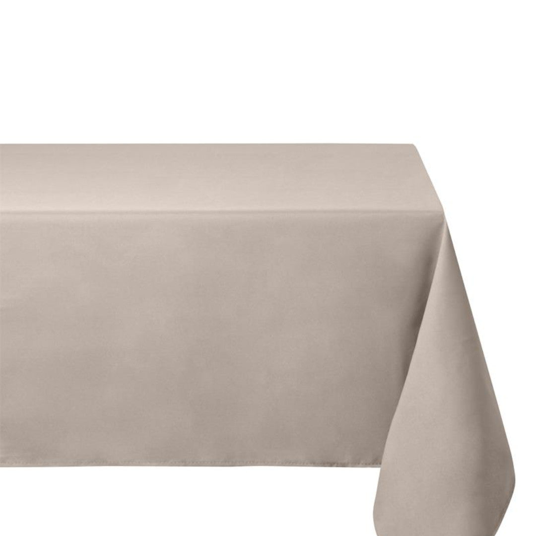 Nelson, ensfarvet rektangulær dug med anti-plet 145 x 300 cm - Hørfarvet