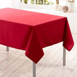 Nelson, ensfarvet rektangulær dug med anti-plet 145 x 300 cm - Rød