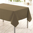 Nelson, ensfarvet rektangulær dug med anti-plet 145 x 300 cm - Taupe