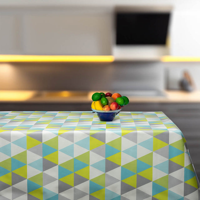 Nordisk Grafik – Voksdug i blå, grøn og grå