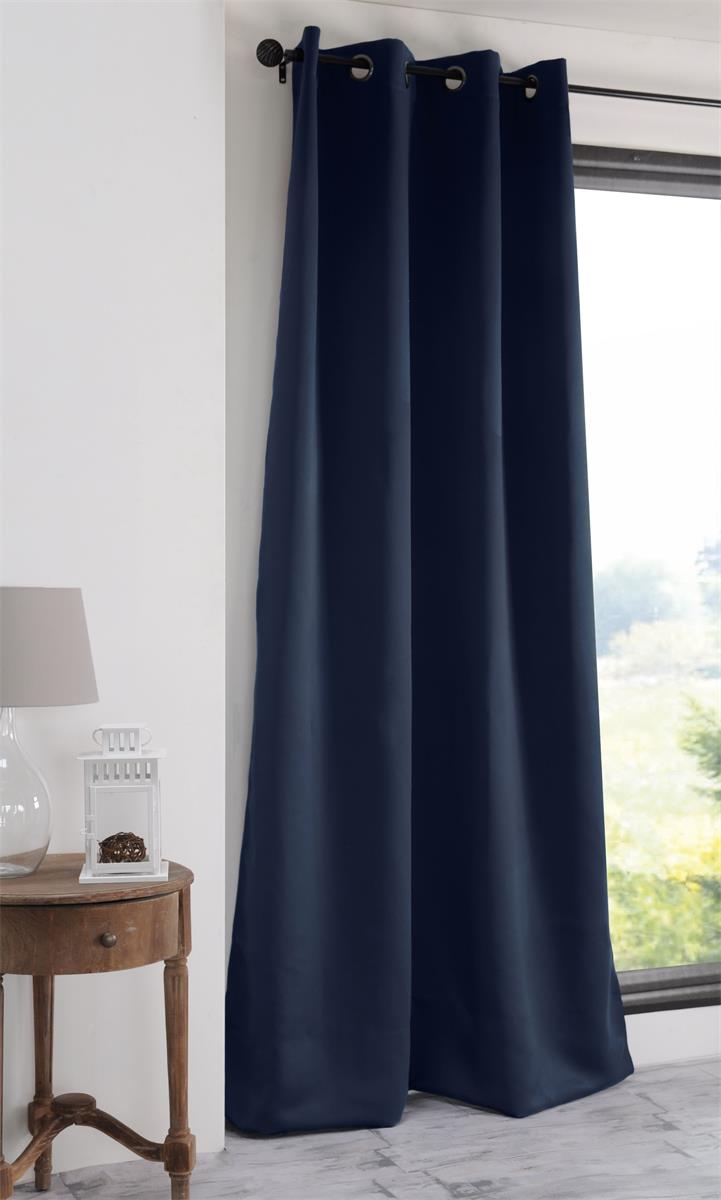 Notte Navy – Mørklægningsgardin 135 x 250 cm