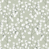 Nova Green - Rund voksdug med elastik, mønster