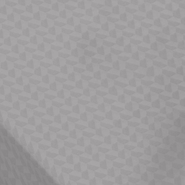 Oslo Lysegrå 160 cm, Damaskvævet akryldug med antiskrid