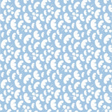 Parachute Baby Blue - Lola voksdug med faldskærme