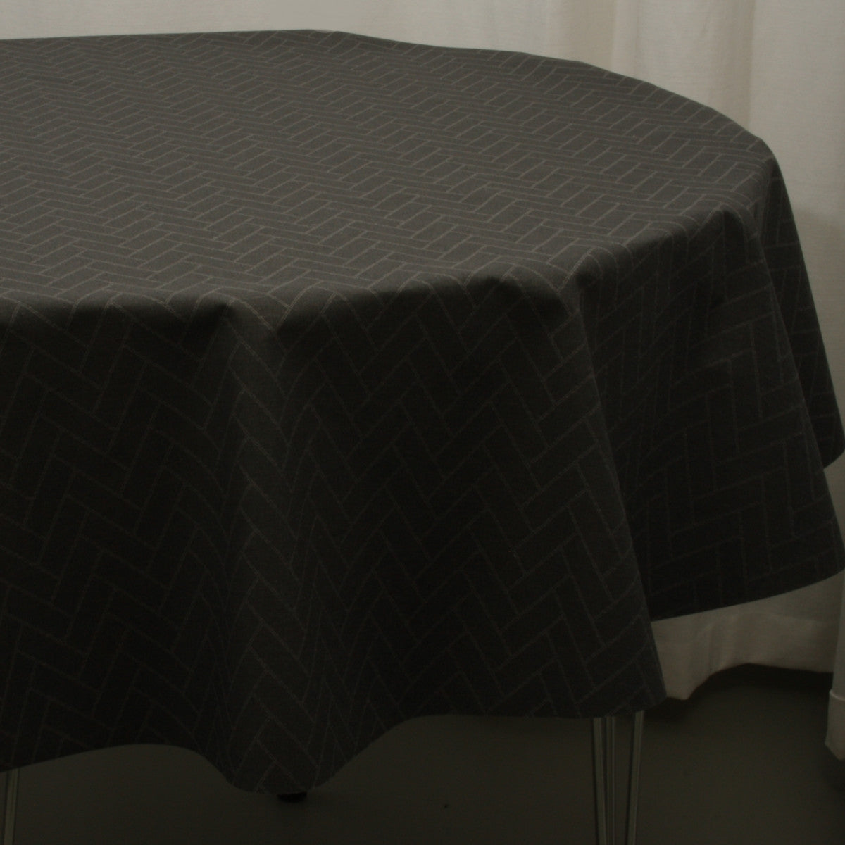 Paxi Skifer Grå/sort, klassisk rund akryldug