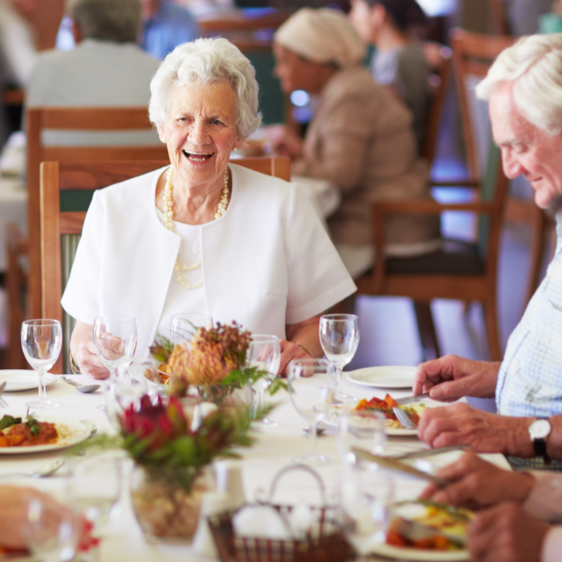Dug på bordet på plejehjem og dagcentre