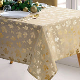 Pom de Pin Guld – Juledug med antiplet 150 x 300 cm, nærbillede