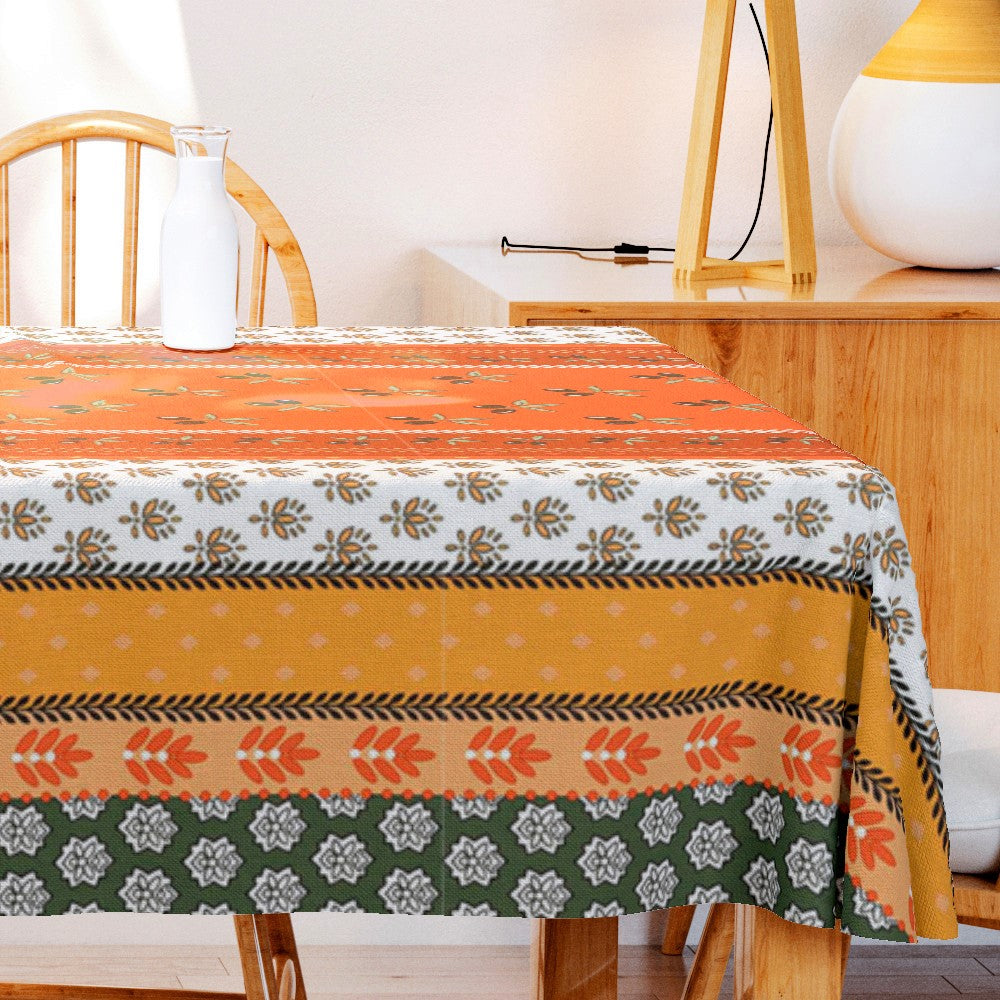 Proveencela Terracotta - Provence voksdug, orange/khaki