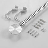 Rollis Chrome – Justerbar Gardinstang 120–210 cm, udstyr