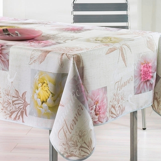 Romantic Flower, dug med anti-plet - 150 x 240 cm