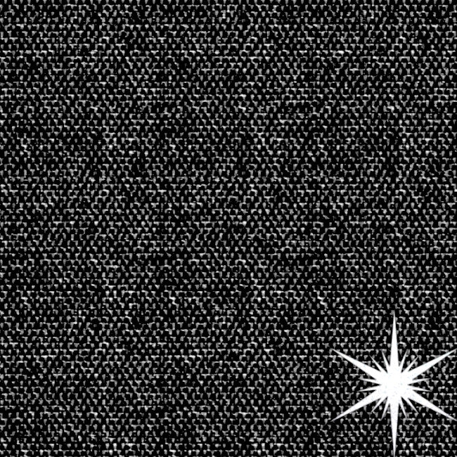 Royal Black Lurex - Sort  vævet jul/nytårs akryldug med flot sølveffekt