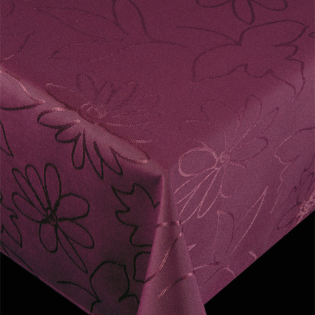 Royal Flowers Lilla - Jacquard vævet akryldug med elegant mønster