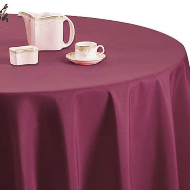 Gastro Aubergine Ø 180 cm, rund damask dug