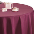 Gastro Aubergine Ø 200 cm, rund damask dug