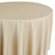 Gastro champagne Ø 180 cm, rund damask dug