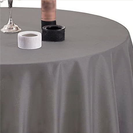 Gastro Grå Ø 200 cm, rund damask dug
