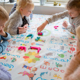 Samtaledug - Dansk Tema incl. idehæfte, fra 5 år - Ca. 3,6 meter med 3 x mønster, miljø