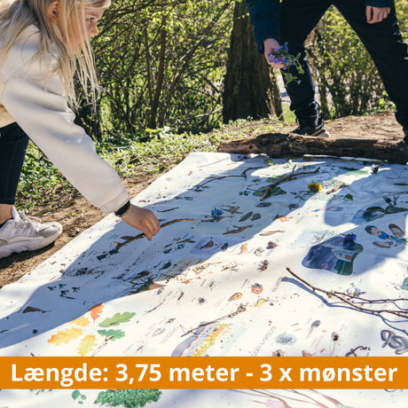 Samtaledug - Science incl. idehæfte, fra 3 år - Ca. 3,75 meter med 3 x mønster
