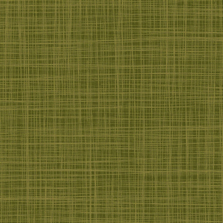 Sharon ensfarvet voksdug med flot sølvstruktur, 140 cm - Moss Green