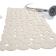 Skridsikker bademåtte med sugekopper - Marathon 35 x 71 cm, Beige