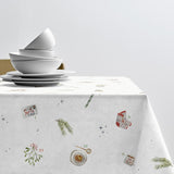 Södahl Christmas Days juledug med julemotiver på bordet 140x250