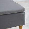 Södahl Organic Calm kuvertlagen 180 x 200 x 8 cm – Grå