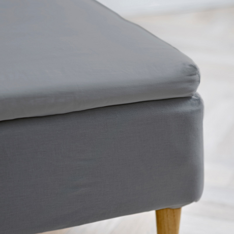 Södahl Organic Calm kuvertlagen 180 x 200 x 8 cm – Grå