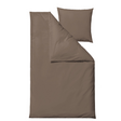 Södahl Organic Crisp sengetøj 140 x 220 cm – Taupe