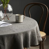 Södahl Pure Linen Earth – Rund hørdug Ø160 cm