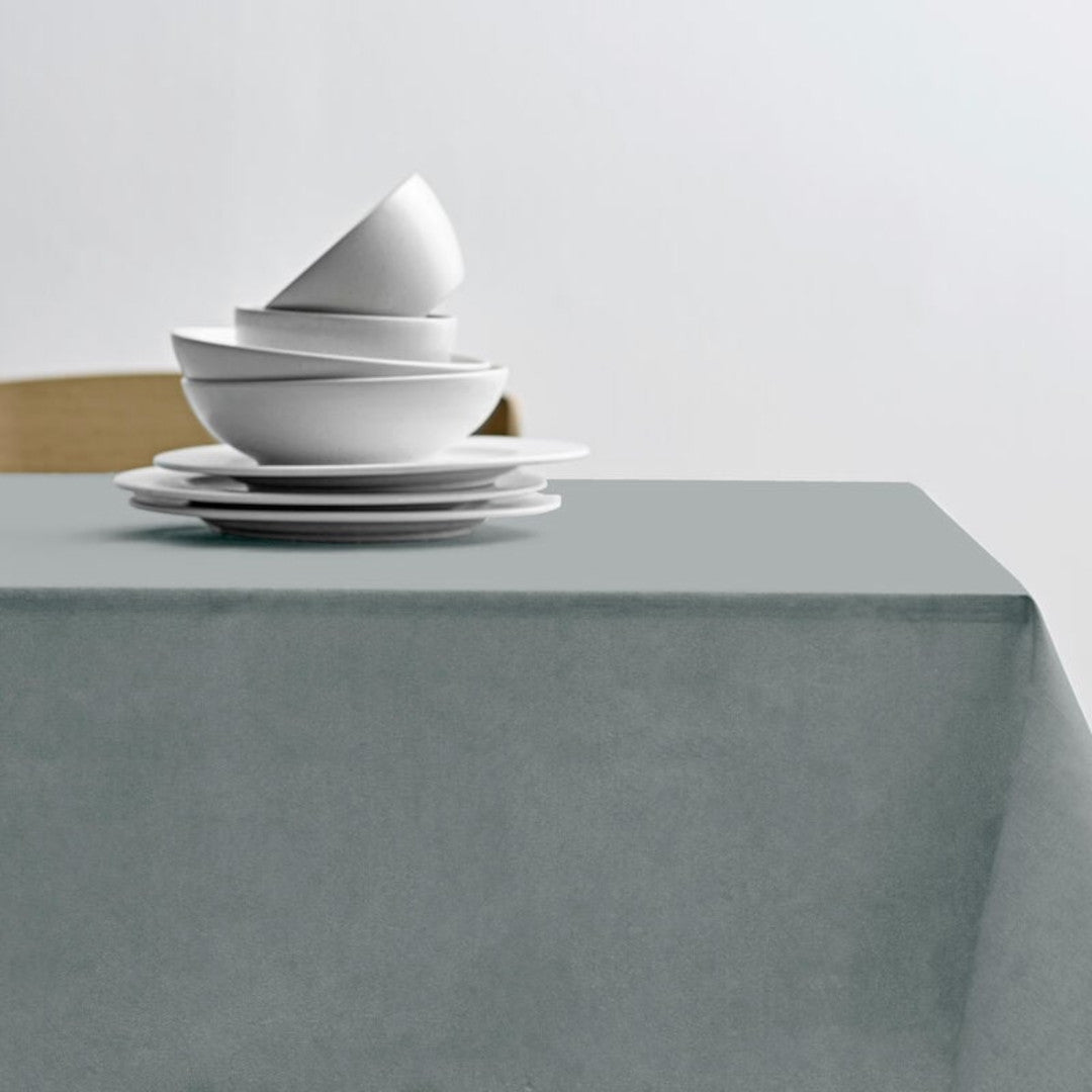 Södahl Pure Linen Sage – Rund hørdug Ø160 cm, miljø