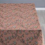 LÆNGDE: 1,9 meter - Södahl Shadow Flower Terracotta, akryldug med antiskrid