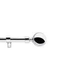 Sphera Chrome – Justerbar Gardinstang 120–210 cm