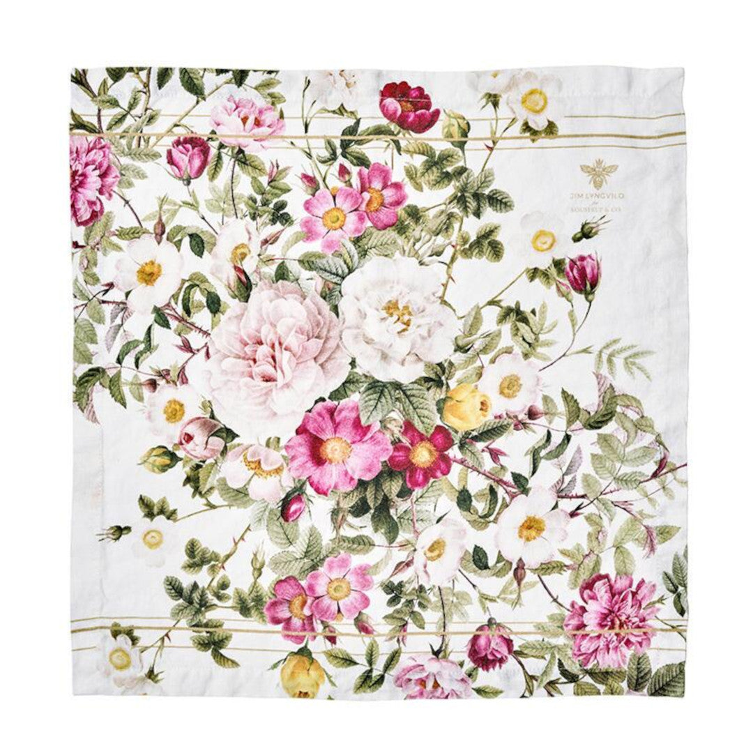 Stofserviet Rose Flower Garden – Jim Lyngvild, motiv