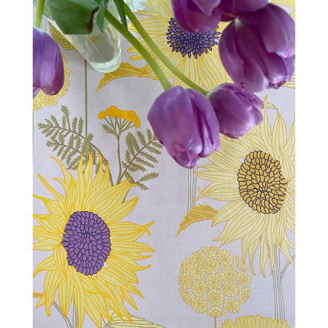 Sunflower Yellow - Solsikker fra Susanne Schjerning - akryldug med antiskrid