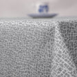 Jacquard Stone Grey - Elegant akryldug med jacquardvævet mønster