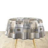 Textilia Costa - Rund voksdug med flot motiv Ø 155 cm, miljø