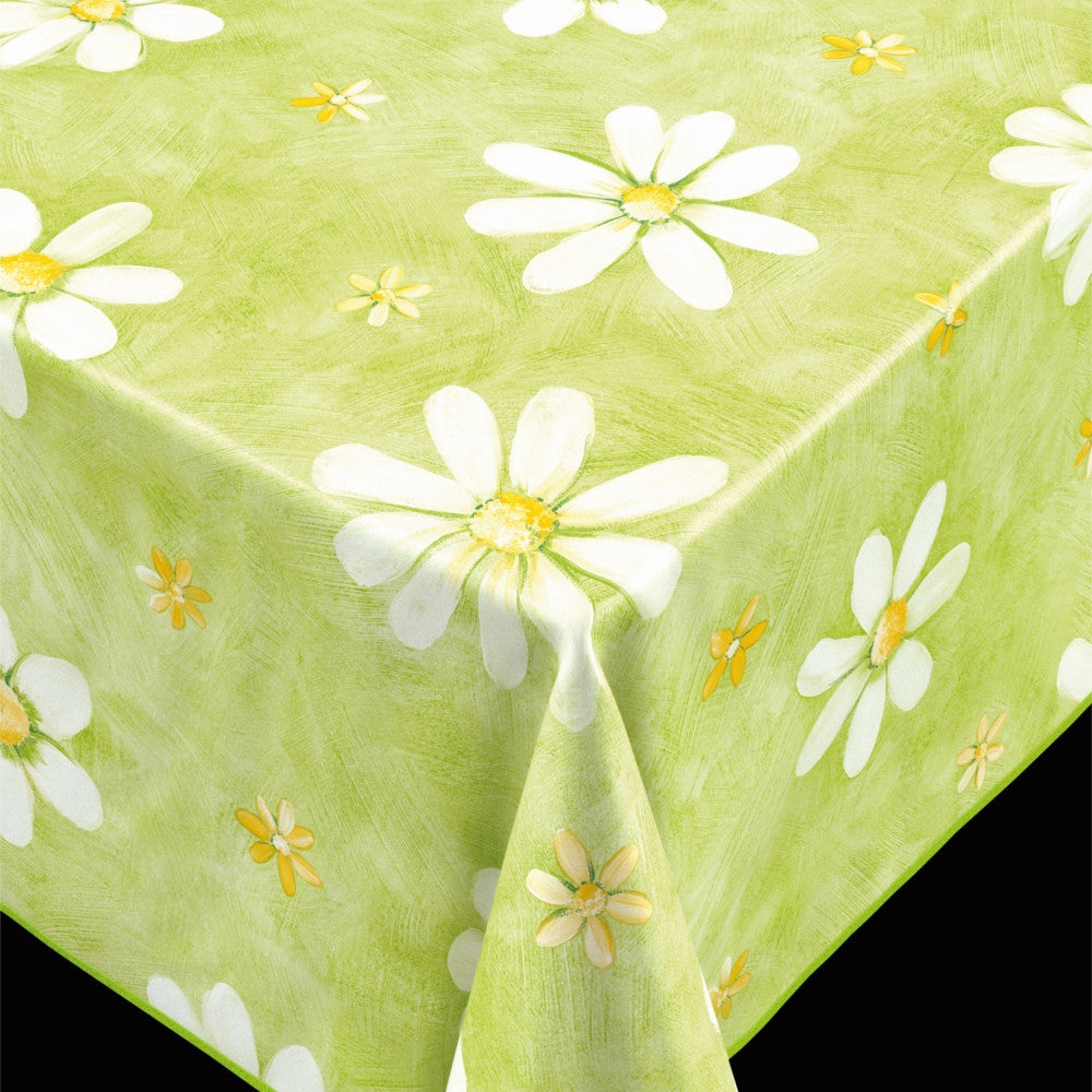 LÆNGDE: 2,0 m - Trend Daisy Green - pvc fri voksdug