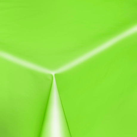 Uni Color - Ensfarvet halvblank voksdug, 140 cm bred - Lime