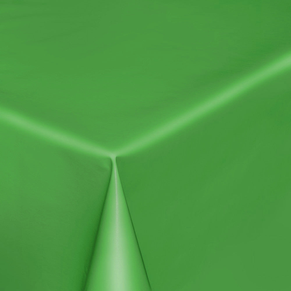 LÆNGDE: 2,5 m - Uni Color - Ensfarvet halvblank voksdug, 140 cm bred - Grøn