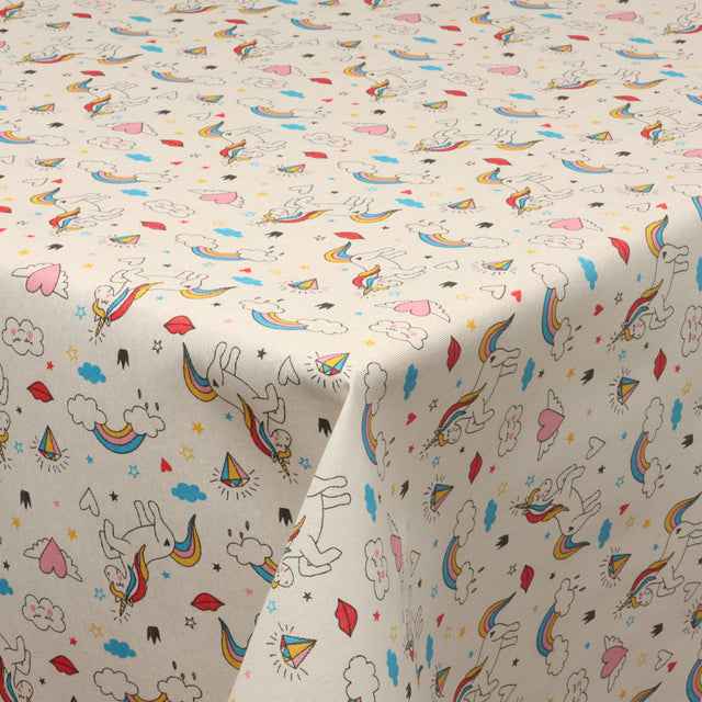 Unicorns – Akryldug med Enhjørninger & Regnbuer
