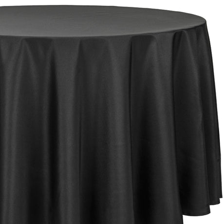 Vento – Ensfarvet rund stofdug Ø230 cm, Sort nærbillede