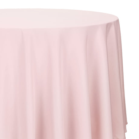 Vento – Ensfarvet rund stofdug Ø230 cm, Dusty Pink nærbillede