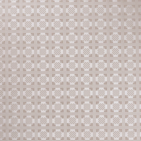 Damast Carre Classic Taupe, damask præget voksdug