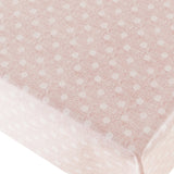New Dot Pink - voksdug med prikker og flot præget hørlook
