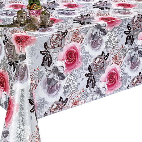 Rose Romantique - Voksdug med flotte roser