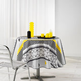 Yellow Mix Ø 180 cm, rund dug med anti-plet